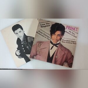 Prince Albums- Controversy & Kiss